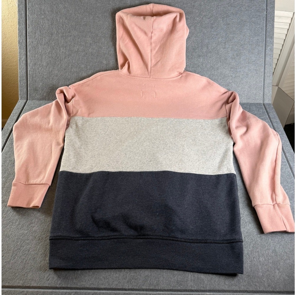 Athleisure Cozy American Eagle Hoodie Medium Colorblock Fleece Sweatshirt Casual - Picture 3 of 7